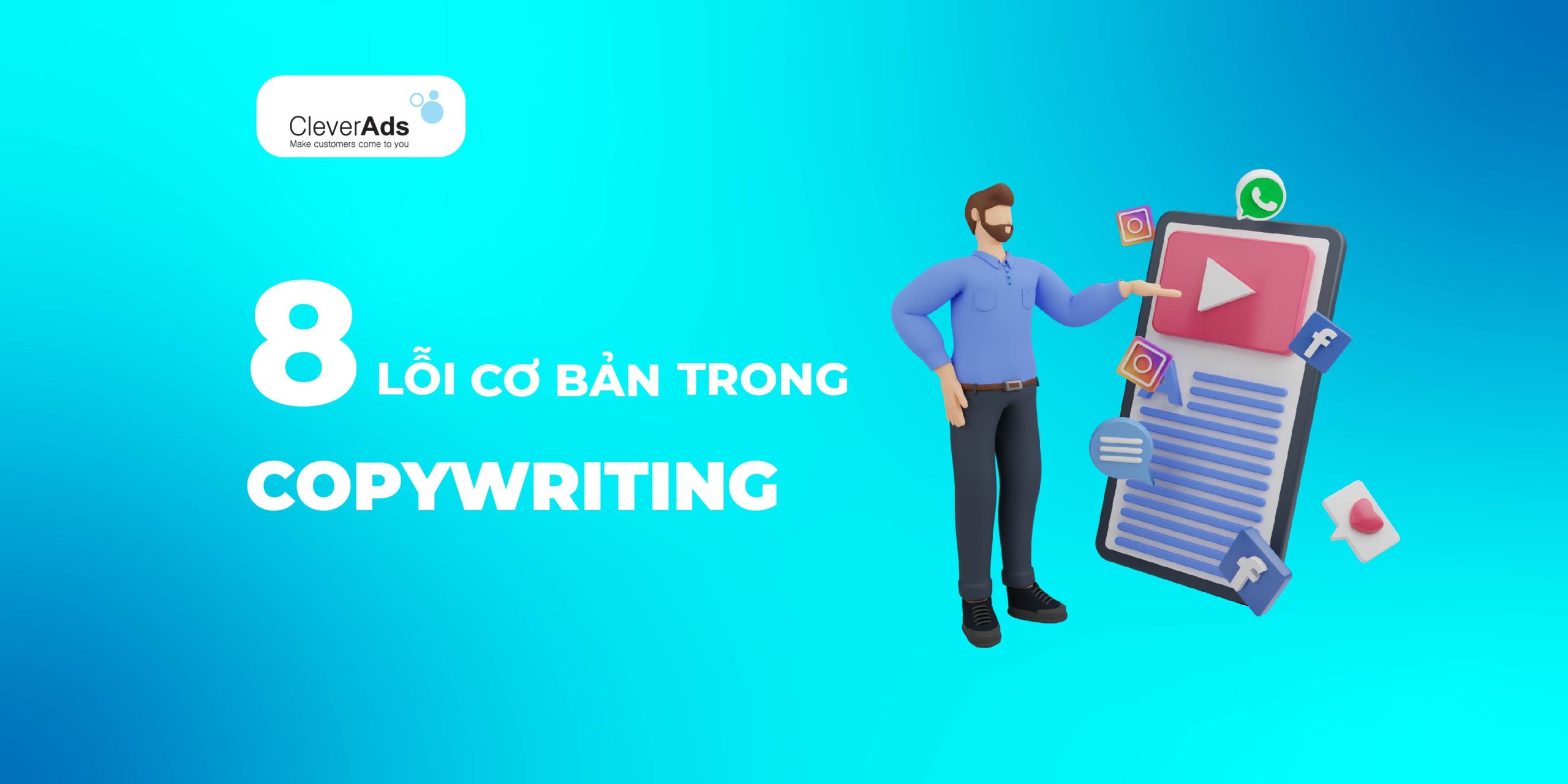 Copywriting – 8 lỗi cơ bản và cách khắc phục