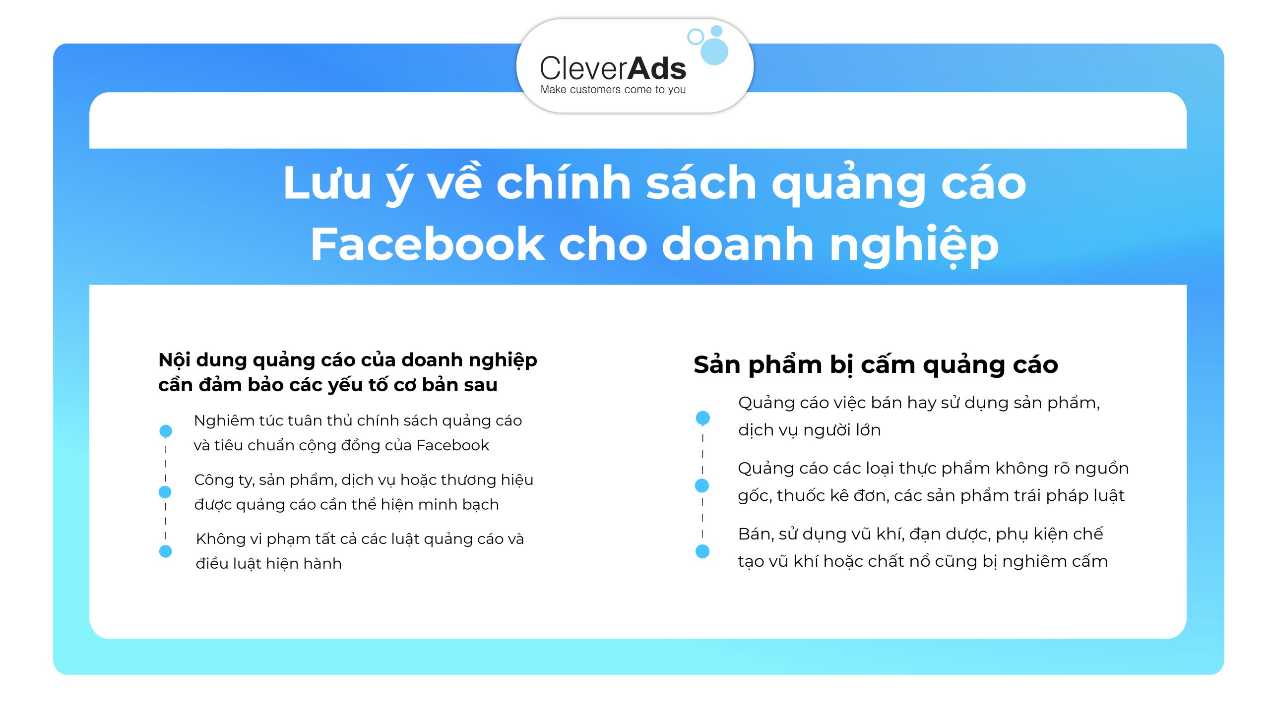 chính sách quảng cáo Facebook 3