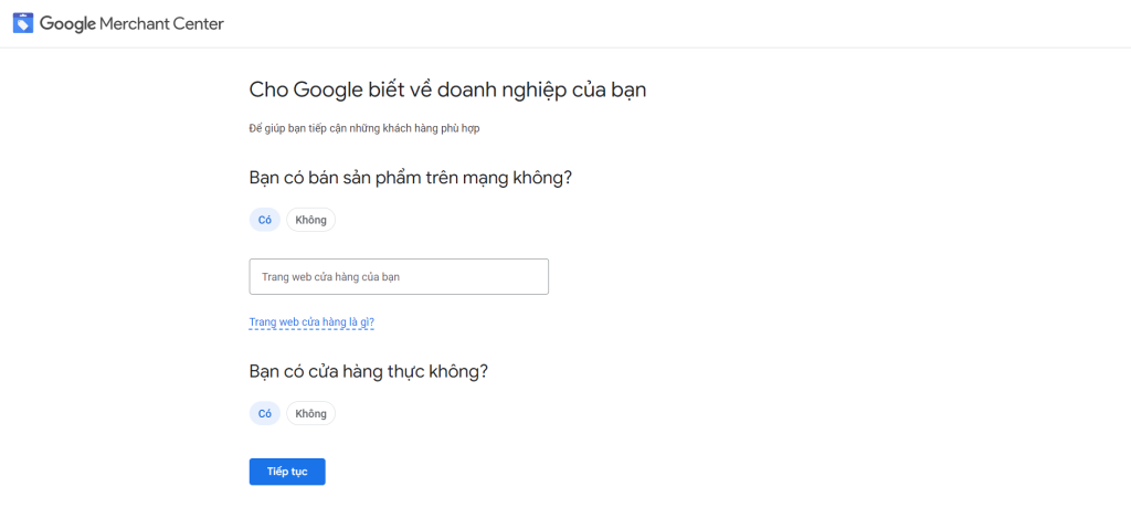 quảng cáo google shopping