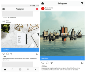 chạy quảng cáo Instagram