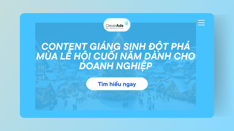 Content Giáng sinh đột phá mùa lễ hội cuối năm