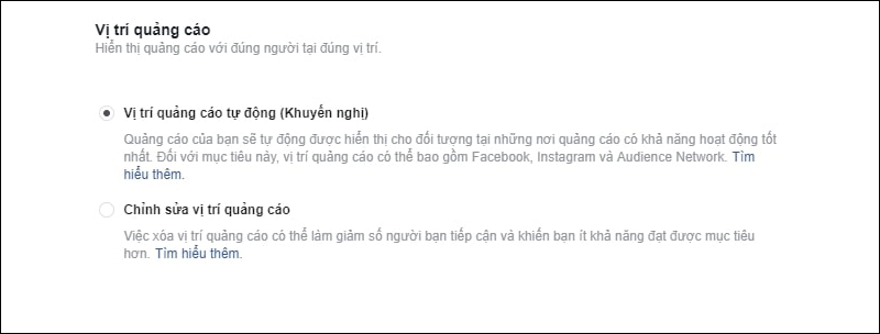 quảng cáo facebook