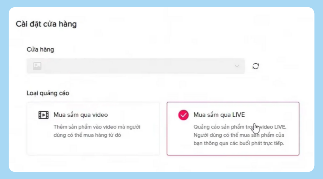 quảng cáo livestream tiktok