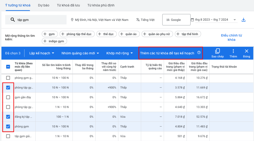 google-keyword-planner