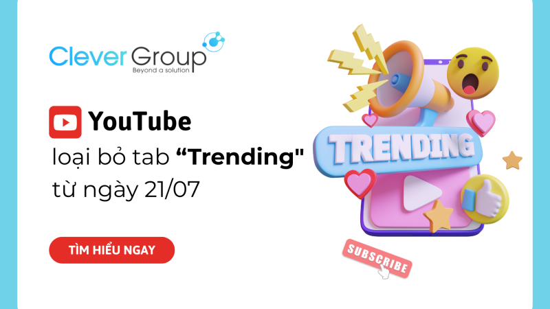 Youtube thông báo loại bỏ tab “Trending” từ ngày 21/07