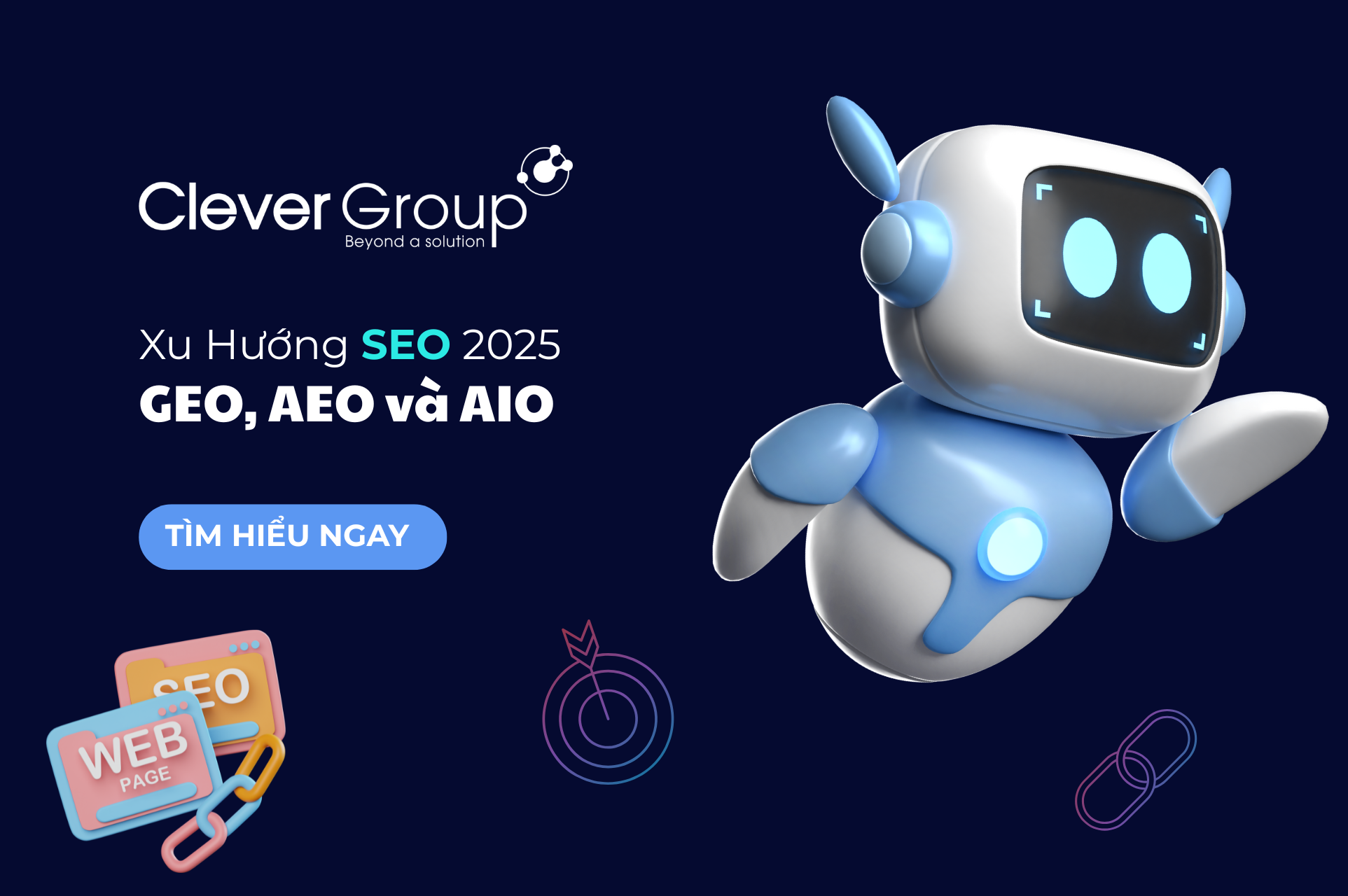 Xu hướng SEO 2025: Bộ ba chiến lược GEO, AEO và AIO